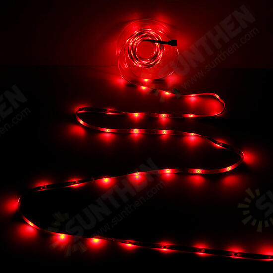 2M 3M 5M 10M DC12V RGB SMD2835 LED Strip Light + 24Keys IR Remote Control US Power Plug Full Kit