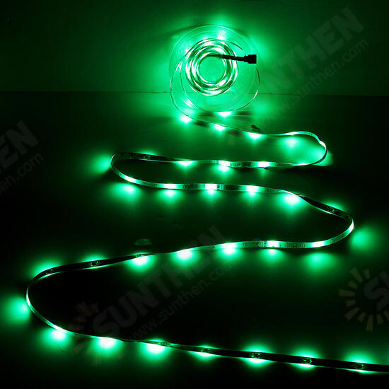 2M 3M 5M 10M DC12V RGB SMD2835 LED Strip Light + 24Keys IR Remote Control US Power Plug Full Kit