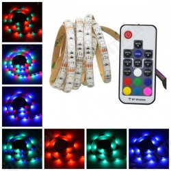 2M 3M 5M USB Waterproof SMD 2835 RGB TV Background Strip Light With 17 Keys RF Remote DC5V 2M 3M 5M USB Waterproof SMD 2835 RGB TV Background Strip Light With 17 Keys RF Remote DC5V