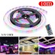 2PCS 10M 3528 SMD RGB 600LED Flexible String LED Strip Light 44 Key IR Remote Control