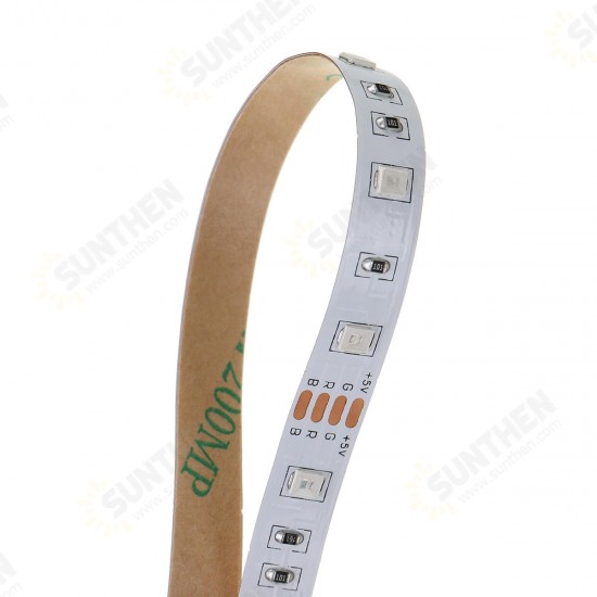 2x5M 2835 SMD Non-waterproof RGB LED Strip Light + 24Keys Remote Control KTV Hotel Bar Home TV Back Lighting