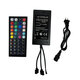 3M 5M 10M LED Strip Light SMD3528 RGB + IR Remote Controller + Power Adapter Decorative Lighting DC12V