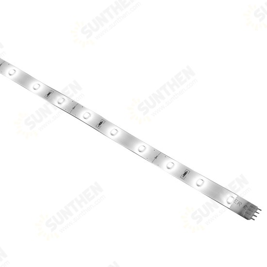 4PCS 30CM DC12V 3528 Waterproof LED Cabinet Strip Light with 4Pin 0.5A UK Power Supply for Stairs Wardrobe Bed Closet