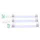 4PCS 50cm SMD3528 LED Cabinet Strip Light TV Backlight Indoor Outdoor Lamp DC12V with US Power Adapter 4PCS 50cm SMD3528 LED Cabinet Strip Light TV Backlight Indoor Outdoor Lamp DC12V with US Power Adapter
