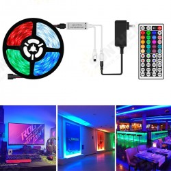 5050 RGB LED USB Remote Strip Light Color Changing Tape Cabinet Lamp Waterproof 5050 RGB LED USB Remote Strip Light Color Changing Tape Cabinet Lamp Waterproof