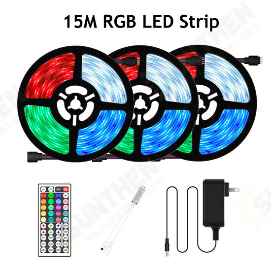 5050 RGB LED USB Remote Strip Light Color Changing Tape Cabinet Lamp Waterproof