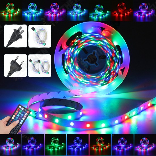5/10M LED Strip Light 12V US / EU Power Full Kit SMD 44 Key Remote RGB 3528 5/10M LED Strip Light 12V US / EU Power Full Kit SMD 44 Key Remote RGB 3528