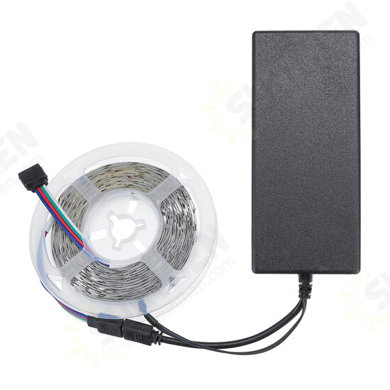 5/10M LED Strip Light 12V US / EU Power Full Kit SMD 44 Key Remote RGB 3528 5/10M LED Strip Light 12V US / EU Power Full Kit SMD 44 Key Remote RGB 3528