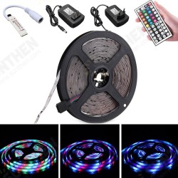 5M 3528 Waterproof RGB Flexible LED Strip Light+IR Controller+44Keys Remote Control+EU US Plug 5M 3528 Waterproof RGB Flexible LED Strip Light+IR Controller+44Keys Remote Control+EU US Plug