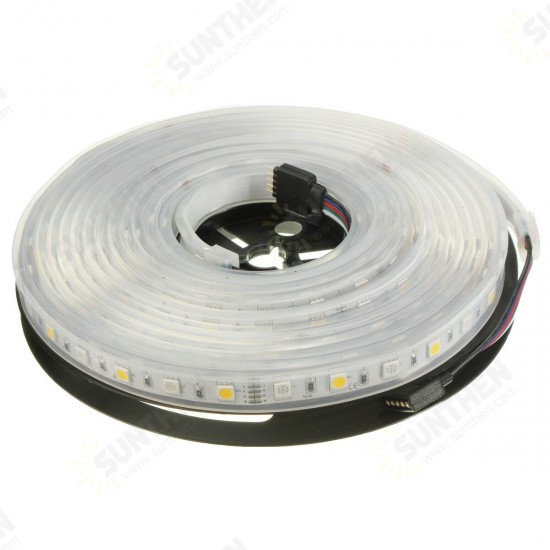 5M 5050 300LEDs RGB+Warm White Flexible LED Strip Kit with 40 Key RGBW Remote Controller