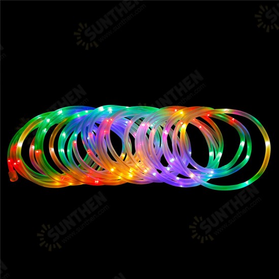 5M 50LED Outdoor Tube Rope Strip String Light RGB Lamp Xmas Home Decor Lights