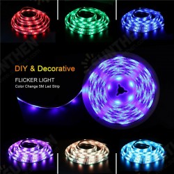 5M DC12V RGB Waterproof Indoor Outdoor Music LED Strip Light + 20 Keys Remote Control + Power Adapter 5M DC12V RGB Waterproof Indoor Outdoor Music LED Strip Light + 20 Keys Remote Control + Power Adapter