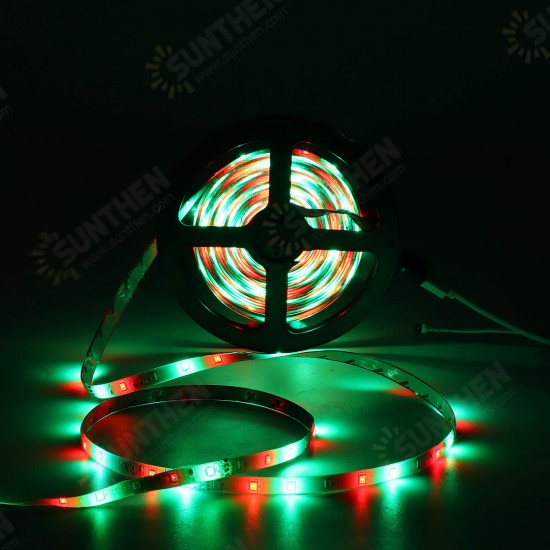 5M IP20 IP67 SMD2835 RGB LED Strip Light DC12V + 24Keys Or 44Keys Remote Control for Indoor Home Decor