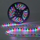 5M SMD 3528 300 Non-Waterproof LED RGB Strip Flexible Light 24 Key IR Remote + Power Adapter DC12V