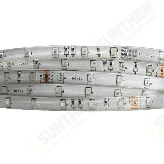 5M SMD 3528 300 Waterproof LED RGB Strip Flexible Light 24 key IR remote + Power Adapter DC12V