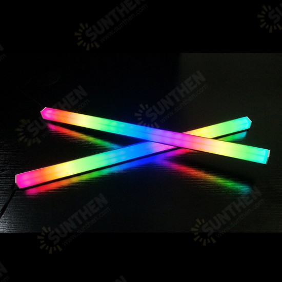 Computer 5V Aluminum Light Strip Chassis Light With Magnetic Multicolor RGB LED Pollution Color Atmosphere Lamp