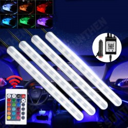 DC12V 10W Car Atmosphere Light USB Colorful Music Voice Control LED Rigid Strip Lamp + Remote Control DC12V 10W Car Atmosphere Light USB Colorful Music Voice Control LED Rigid Strip Lamp + Remote Control