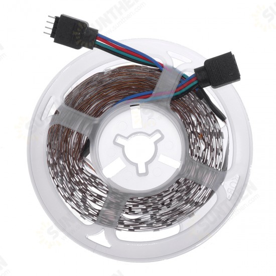 DC12V 2835SMD 5M 300LED Strip Light Waterproof Non-waterproof RGB Lamp + 24/44 key IR Controller+ Power Adapter