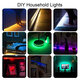 DC12V 2835SMD 5M 300LED Strip Light Waterproof Non-waterproof RGB Lamp + 24/44 key IR Controller+ Power Adapter