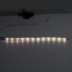 DC12V 4PCS 30CM LED Cabinet Strip Light with 4Pin 0.5A US Plug Power Adapter for Kitchen Stairs Wardrobe Bed Closet