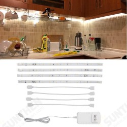 DC12V 4PCS 30CM LED Cabinet Strip Light with 4Pin 0.5A US Plug Power Adapter for Kitchen Stairs Wardrobe Bed Closet DC12V 4PCS 30CM LED Cabinet Strip Light with 4Pin 0.5A US Plug Power Adapter for Kitchen Stairs Wardrobe Bed Closet
