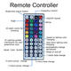 DC12V 5M 2835 SMD RGB Non-waterproof LED Strip Light + 24Keys or 44Keys IR Remote Control + Power Adapter