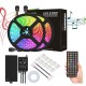 DC12V 5M/10M 5050 RGB Timer Function LED Strip Light Waterproof With 40kEYS Remote Control + Music Controller