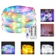 DC3.7-5V 10M 100LED Outdoor Tube Rope Strip String Light RGB Lamp Xmas Home Decor Lights