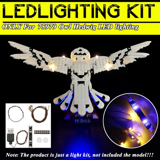DIY LED Light Lighting Kit ONLY For 75979 Owl USB Powered Blocks Bricks