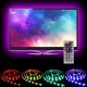 2*40CM+2*60CM USB LED TV Backlight Strip Light Kit RGB Monitor Lamp + 44keys Remote Control DC5V