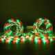 Waterproof 2*5M SMD2835 LED Strip Light Kit RGB Flexible Outdoor Tape Lamp with 5A Power Adapter + 44keys IR Remote Control