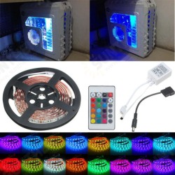 0.5/1/1.5/2M RGB 5050 16 Colors LED Strip Computer Chassis Lights+Remote Control 0.5/1/1.5/2M RGB 5050 16 Colors LED Strip Computer Chassis Lights+Remote Control