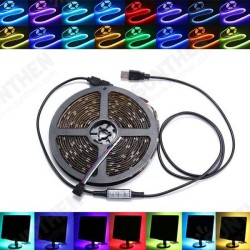 0.5/1/2/3/4/5M Non-Waterproof USB RGB SMD5050 LED Strip Light TV Background Lighting Lamp Kit DC5V 0.5/1/2/3/4/5M Non-Waterproof USB RGB SMD5050 LED Strip Light TV Background Lighting Lamp Kit DC5V