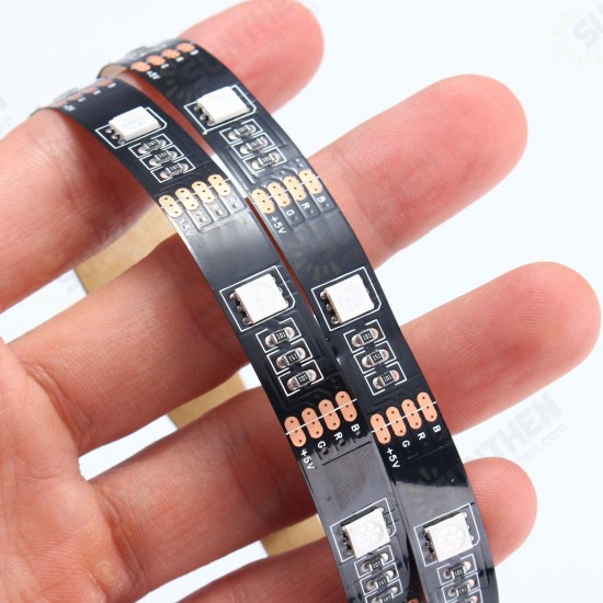 0.5/1/2/3/4/5M Non-Waterproof USB RGB SMD5050 LED Strip Light TV Background Lighting Lamp Kit DC5V