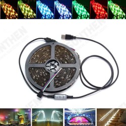 0.5/1/2/3/4/5M USB Waterproof RGB SMD5050 LED Strip Light Bar TV Background Lighting Lamp Kit DC5V 0.5/1/2/3/4/5M USB Waterproof RGB SMD5050 LED Strip Light Bar TV Background Lighting Lamp Kit DC5V