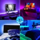 1-5M 5050 RGB USB LED Strip Light Colour Changing + 44 Keys IR Remote Control Christmas Decorations Lights