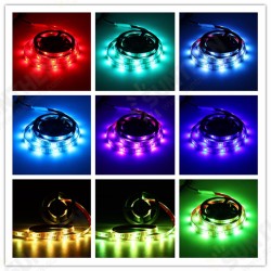 100cm 150cm 200cm Waterproof DC5V USB 5050 RGB LED Strip Tape TV Background Lighting 100cm 150cm 200cm Waterproof DC5V USB 5050 RGB LED Strip Tape TV Background Lighting