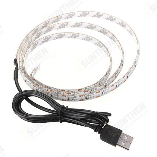 100cm Waterproof LED Strip Light TV Background Light With 5V USB Cable