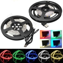 100cm Waterproof LED Strip Light TV Background Light With 5V USB Cable 100cm Waterproof LED Strip Light TV Background Light With 5V USB Cable