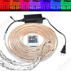 10/15M SMD5050 LED RGB Flexible Rope Outdoor Waterproof Strip Light + Plug + Remote Control AC110V 10/15M SMD5050 LED RGB Flexible Rope Outdoor Waterproof Strip Light + Plug + Remote Control AC110V