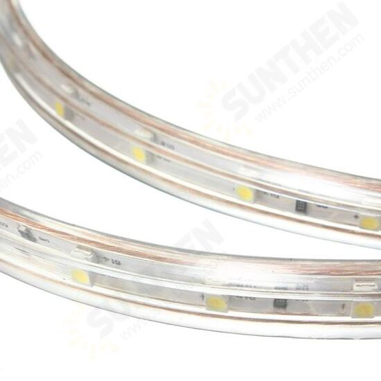 10M 35W Waterproof IP67 SMD 3528 600 LED Strip Rope Light Christmas Party Outdoor AC 220V