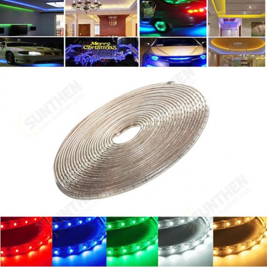 11M 38.5W Waterproof IP67 SMD 3528 660 LED Strip Rope Light Christmas Party Outdoor AC 220V