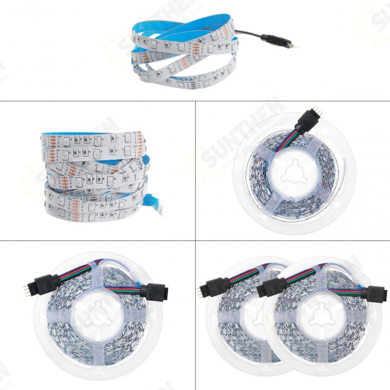 1/2/3/4/5/10M USB LED Strip Lights 3528 RGB Dimmable TV Back Lighting+Remote Control