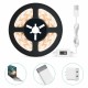 1/2/3/4/5M Warm White 60/120/180/240/300 LED Strip Light 2835 Flexible Sensor String Light For Room