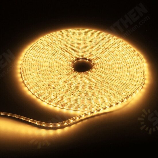 13M 45.5W Waterproof IP67 SMD 3528 780 LED Strip Rope Light Christmas Party Outdoor AC 220V