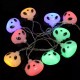 1.5M 10LED / 3M 20LED Panda Head Light String Warm White/ Colorful Battery/USB Christmas Holiday Party Fairy Strip Lights