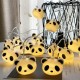 1.5M 10LED / 3M 20LED Panda Head Light String Warm White/ Colorful Battery/USB Christmas Holiday Party Fairy Strip Lights