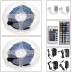 15M 5050 LED Strip Light RGB SMD Tape Ribbon Lamp Stripe Full Kit Non-waterproof 24/44 Keys Remote Controller