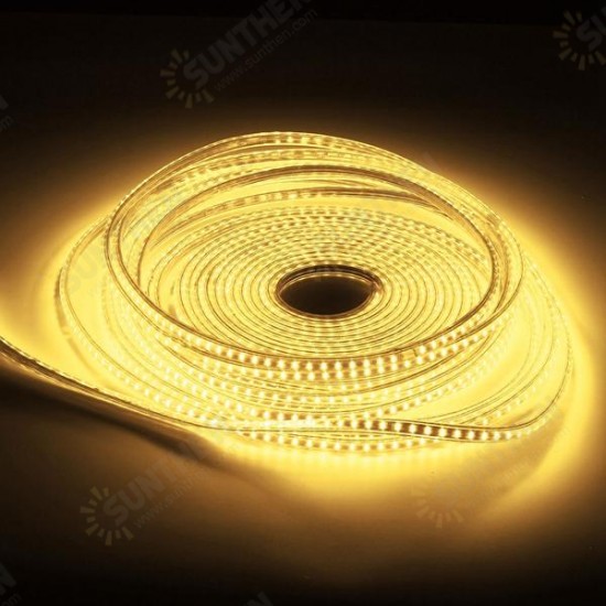 15M SMD3014 Waterproof LED Rope Lamp Party Home Christmas Indoor/Outdoor Strip Light 220V