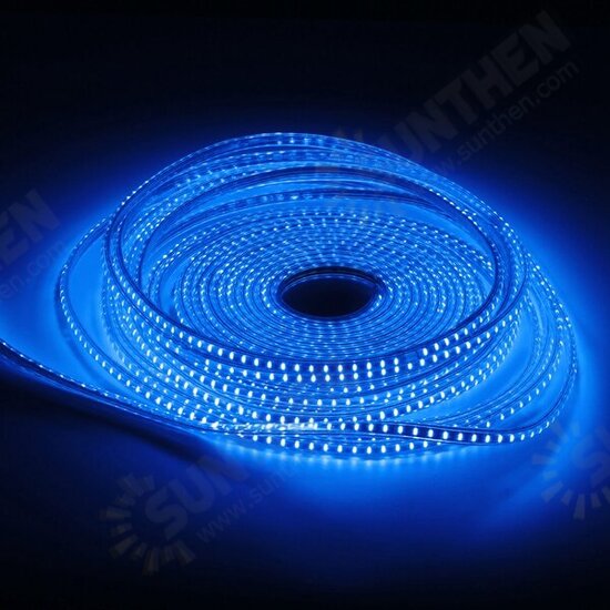 15M SMD3014 Waterproof LED Rope Lamp Party Home Christmas Indoor/Outdoor Strip Light 220V